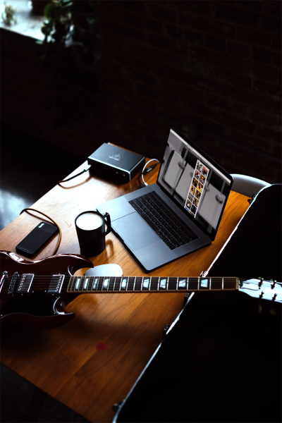 Website für einen Musiker