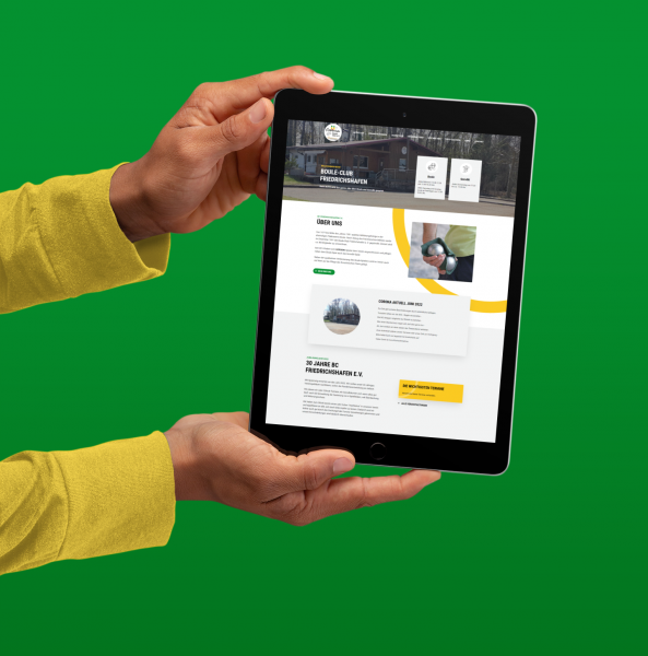 Responsives Webdesign: iPad-Ansicht