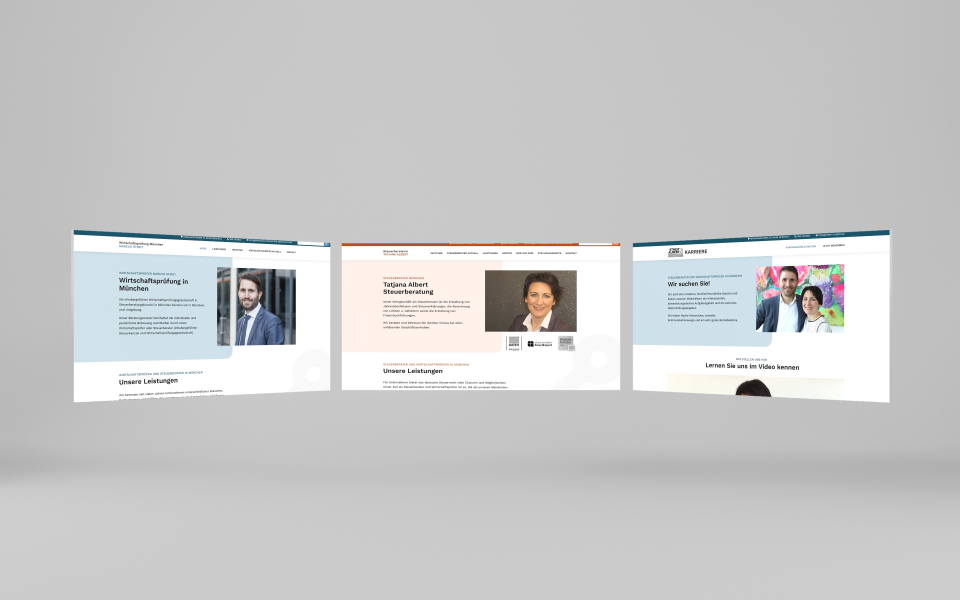 Website für Steuerberatungs- und Wirtschaftsprüfungskanzlei